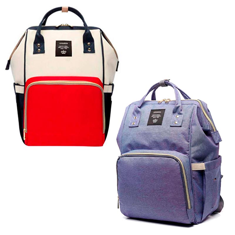 Mochila Pañalera Moderna Multiusos Amplia