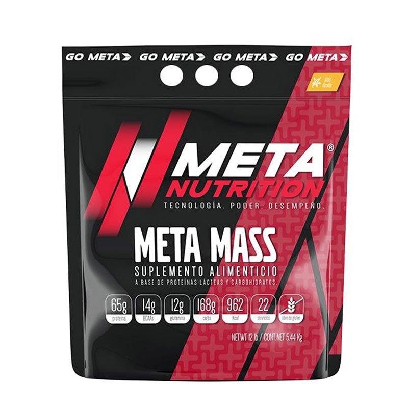 Proteina Meta Nutrition Meta Mass 12 Libras Ganador De Masa Vainilla
