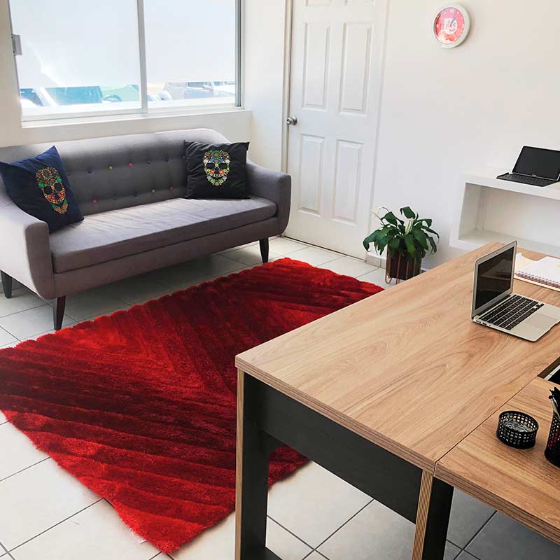 Tapete para Sala ultra suave PREMIUM 2.30x1.80 m Pelo Largo para hogar