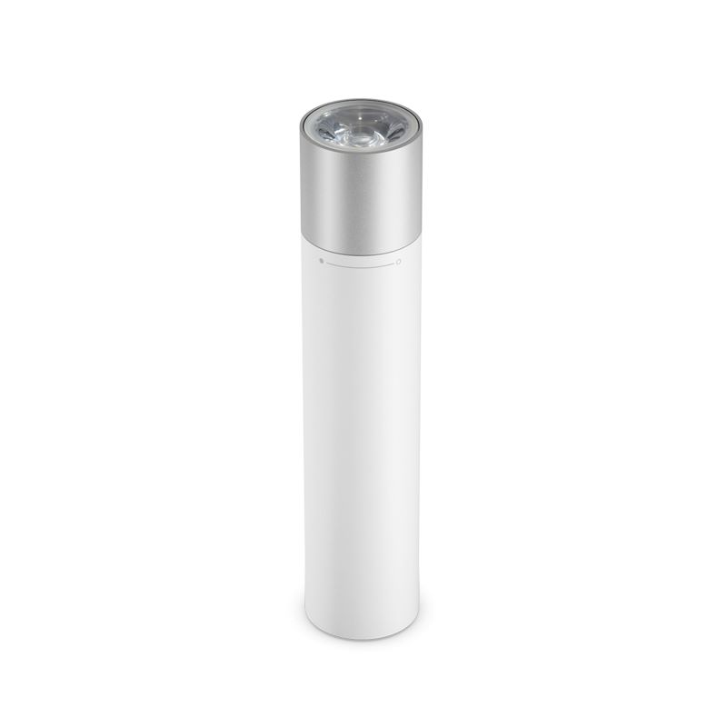Lámpara Y Cargador De Batería Mi Power Bank Flashlight Batería Externa 3250Mah
