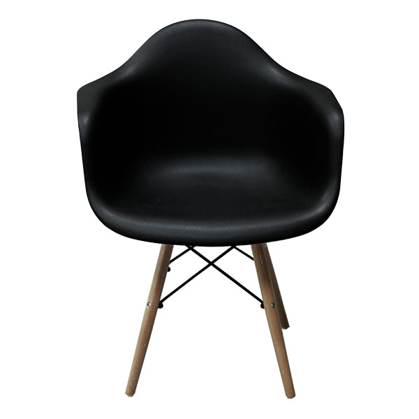 Silla Eames Con Brazo Colette Negra