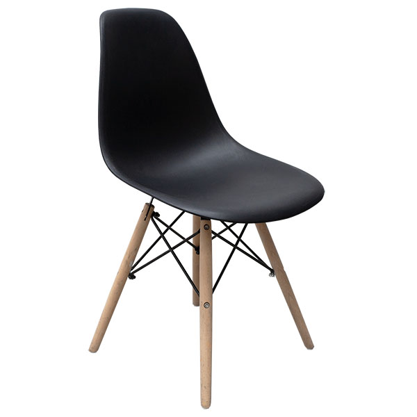 Pack 4 Sillas Eames Croswod Color Negro