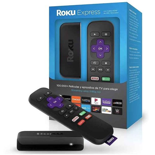Roku Express Streaming Portatil Tv 3600xb Con Control Remoto