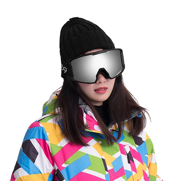 Googles Con Mica Flexible Para Deportes Extremos Color Negro