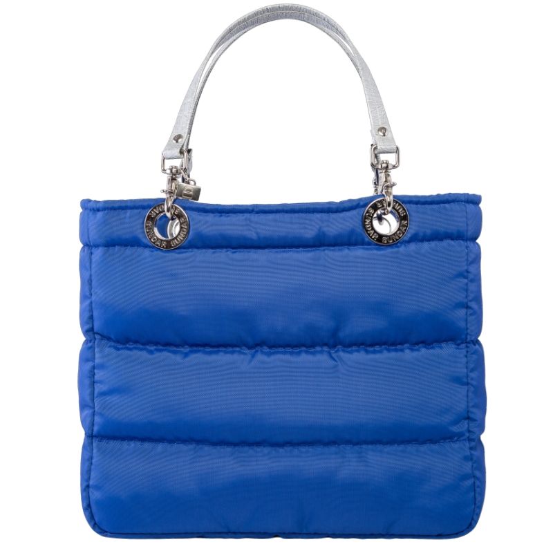 Bolsa Azul Rey para mujer marca Sundar de asas intercambiables modelo Basica con Cierre