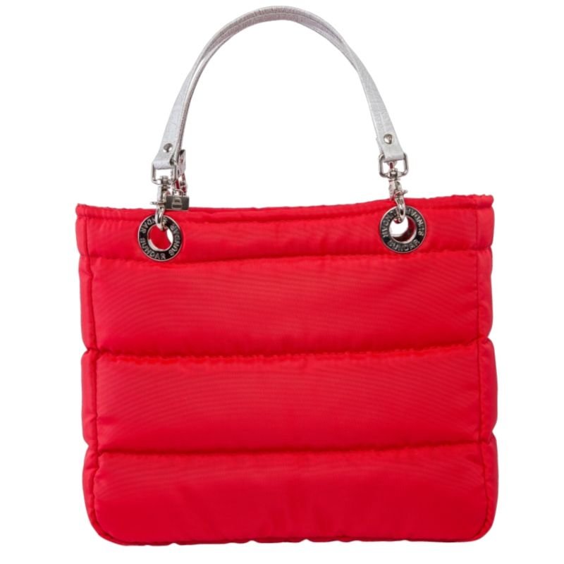 Bolsa Roja para mujer marca Sundar de asas intercambiables modelo Basica con Cierre