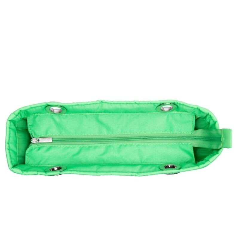 Bolsa Verde Neon para mujer marca Sundar de asas intercambiables modelo Basica con Cierre
