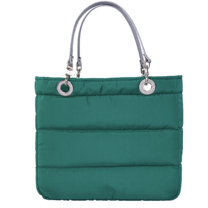 Bolsa Verde Jade para mujer marca Sundar de asas intercambiables modelo Basica con Cierre