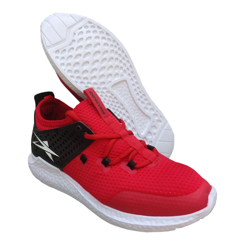Tenis Deportivo Eescord Runing Escord Negro/rojo Hombre 3190
