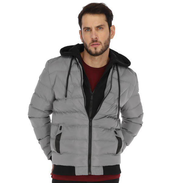 Chamarra Capitonada Con Pechera Para Hombre Generra 928420