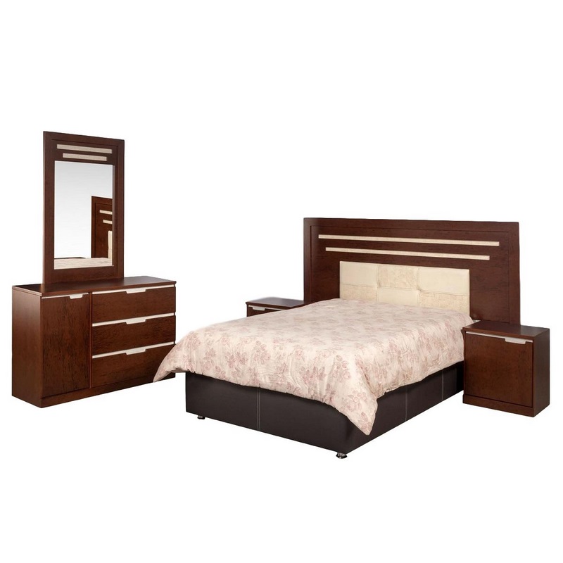 Recamara King Size Merida Nogal - Kessa