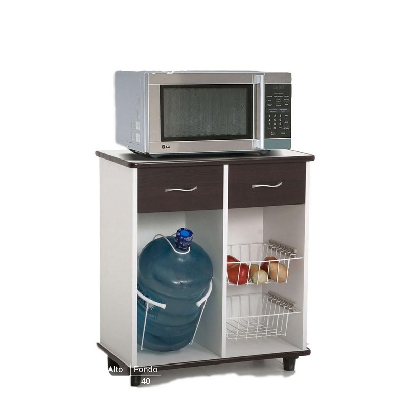 Alacena Sofi Blanco con Wengue - Kessa