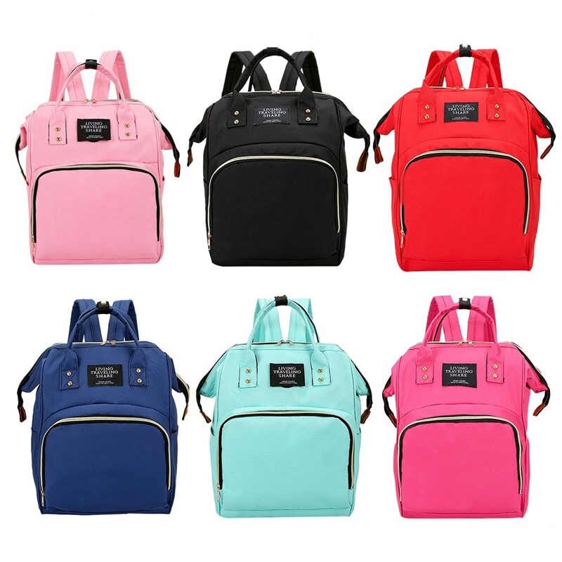 Mochila Pañalera Multiusos Bebes Colores Viajes