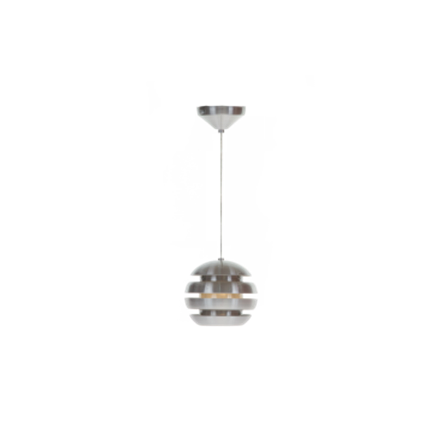 Candil Esfera Satinado La Luz De Victoria Rc24 Plata