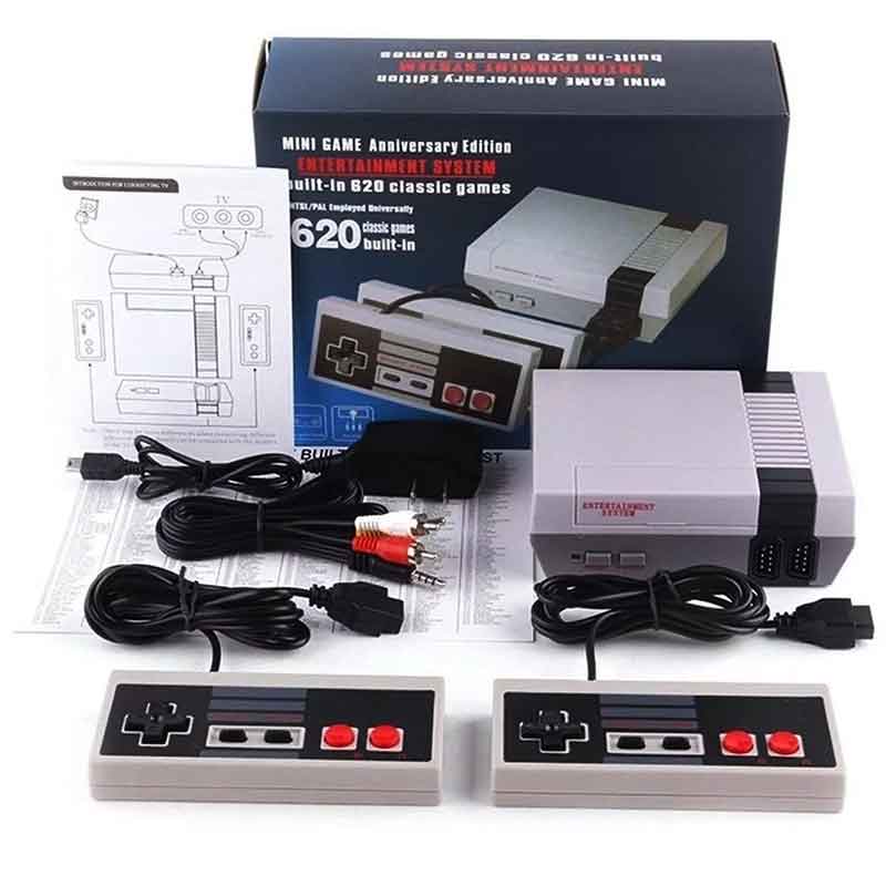 Consola Mini NES Retro 620 Juegos Clasicos 2 Mandos 