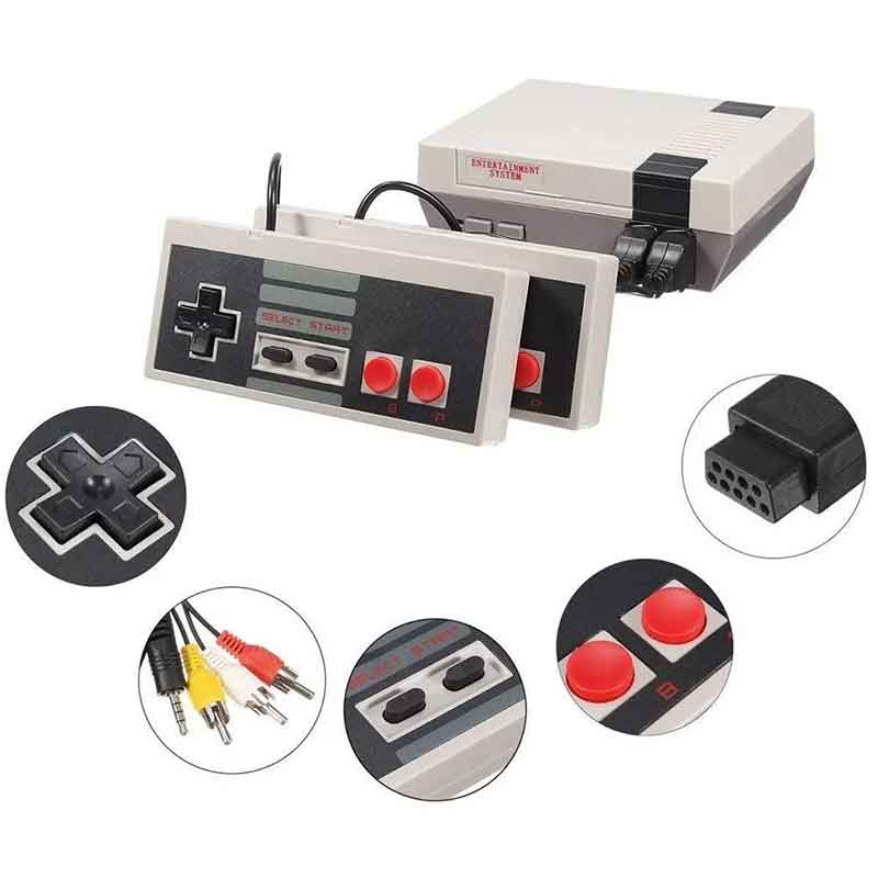 Consola Mini NES Retro 620 Juegos Clasicos 2 Mandos 