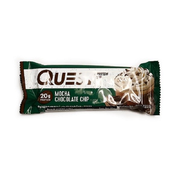 Barra de Proteína Quest Nutrition Sabor Moka con Chispas de Chocolate