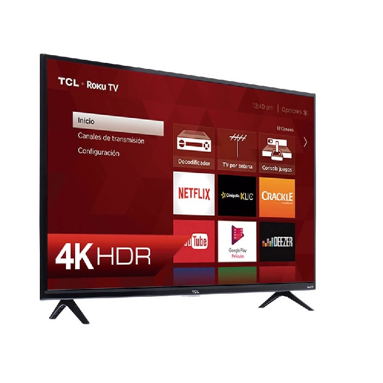 SMART TV ROKU 43" pulgadas 4K TCL 43S421 Reacondicionada