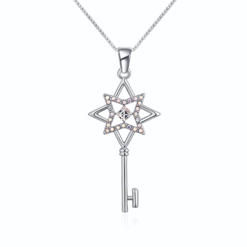 Collar Key of star Kelwin Crystals