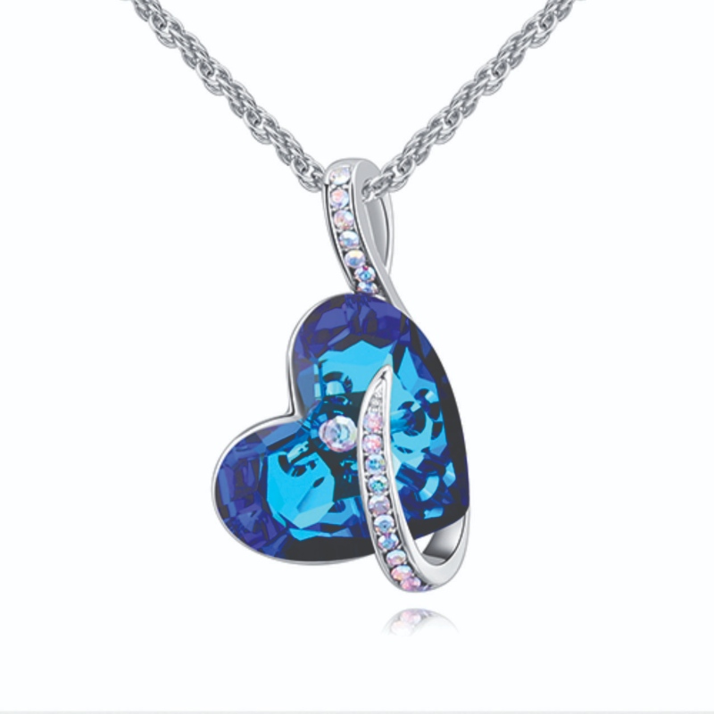 Collar Infinity Heart Kelwin Crystals