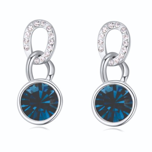 Aretes Sweet Blue Kelwin Crystals