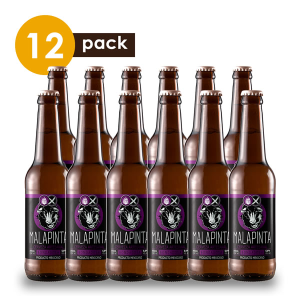 Cerveza Artesanal Malapinta Bondadosa Cervexxa Beerpack 12