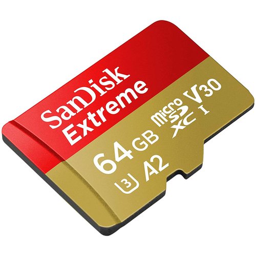 Memoria Micro SD 64GB SANDISK Extreme 4K SDSQXA2-064G-GN6AA 