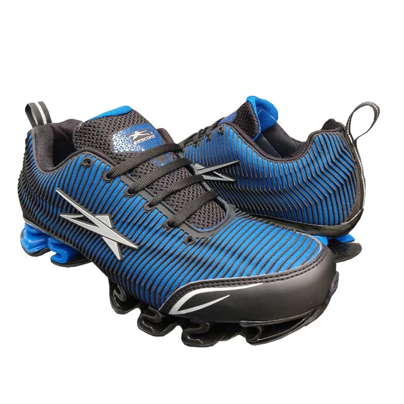Tenis Deportivo Eescord Runing Escord Negro/Azul Hombre 2885