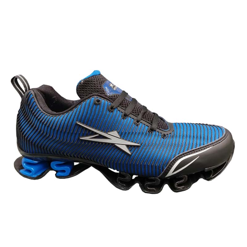 Tenis Deportivo Eescord Runing Escord Negro/Azul Hombre 2885