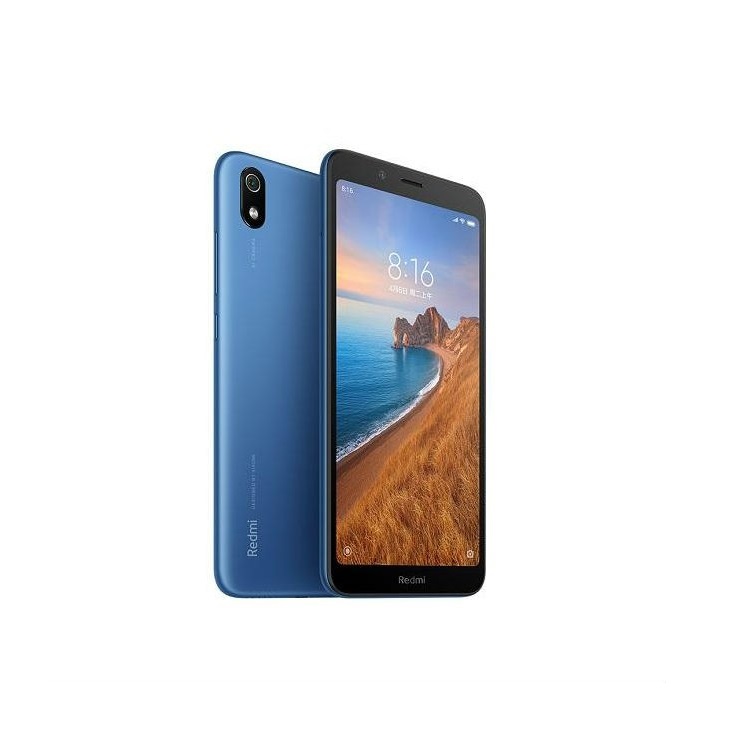Celular Xiaomi Redmi 7A 32GB 2GB de RAM Cámara 13+5 Mpx DualSIM DESBLOQUEADO NUEVO AZUL 