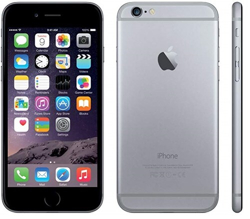 Apple iPhone 6s Space Gray 16 GB (Renewed)