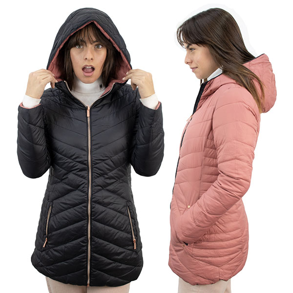 Cazadora Para Dama Silver Spoon- Camarena 002 Negro/Rosa