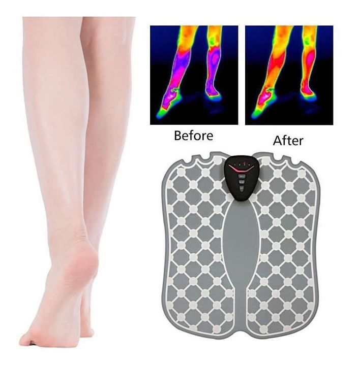 Electro Estimulador Masajeador De Pies Ems Relajante Alivio Mejora La Circulacion Fisioterapia Yoga Portatil El Mejor