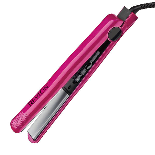 Alaciadora Revlon con placas de cerámica color rosa modelo RV062PNKLA1