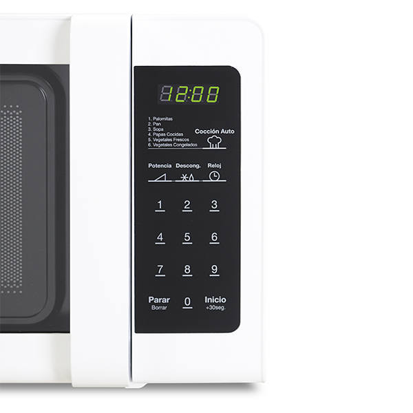 Horno de microondas Daewoo de 0.7 pies cúbicos color blanco KOR-662W