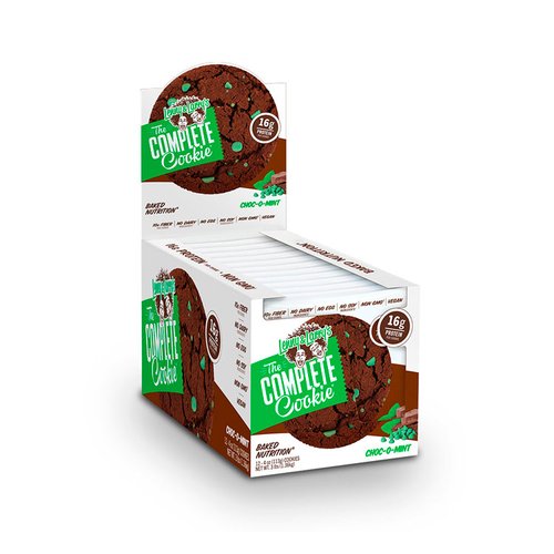 Galletas de Proteína Veganas Lenny  Larry's Sabor Chocolate con Menta