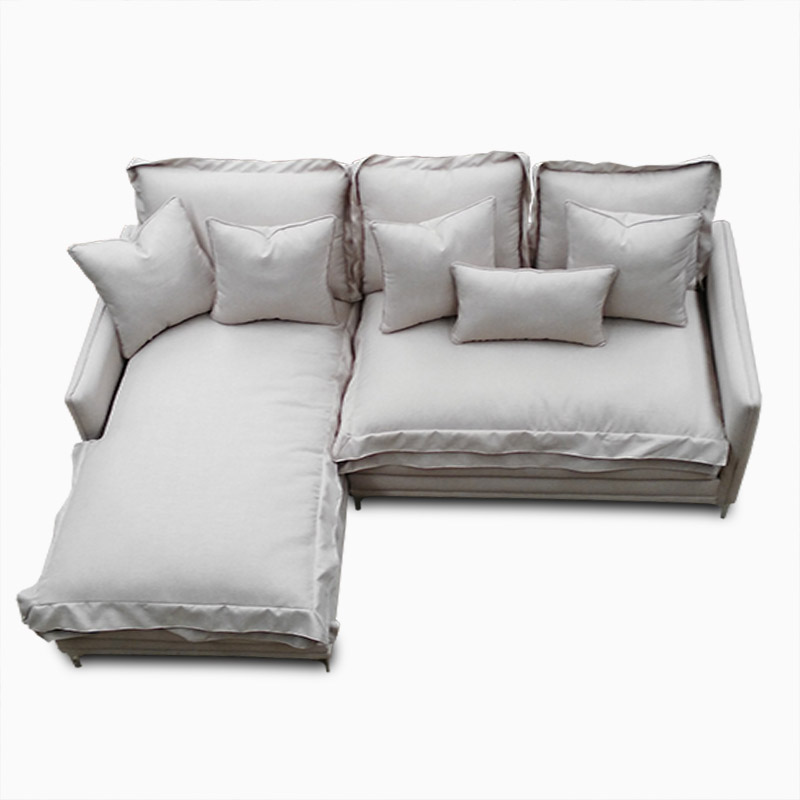 Sala Nube Chaise Izquierdo Lino Marmol MADERIAN // ENTREGA A CDMX Y ZONA METROPOLITANA.