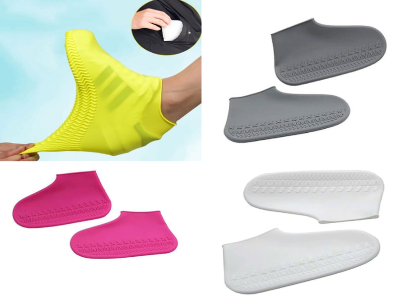 Cubre Zapatos Silicona Lavable, Reutilizable elastico anti delizante