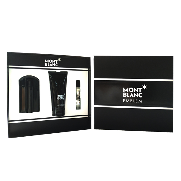 ESTUCHE MONT BLANC EMBLEM PARA CABALLERO 3 PZ