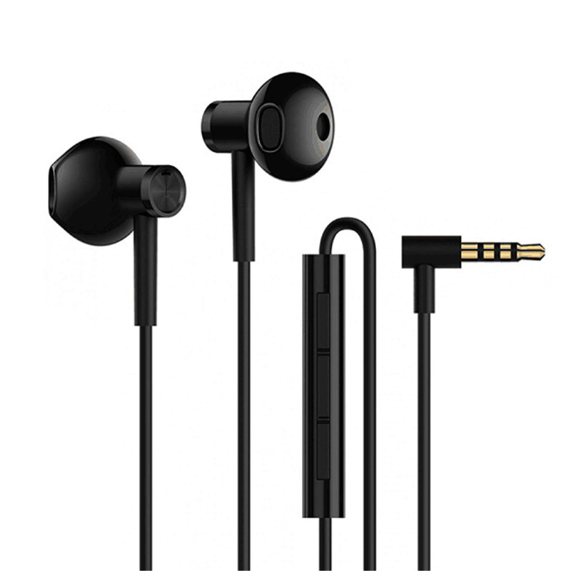 Audifonos Manos Libres Xiaomi Mi Dual Driver Earphones Negros.