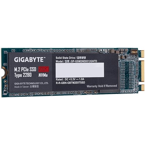 M.2 2280 PCIe SSD 512GB GIGABYTE GP-GSM2NE8512GNTD