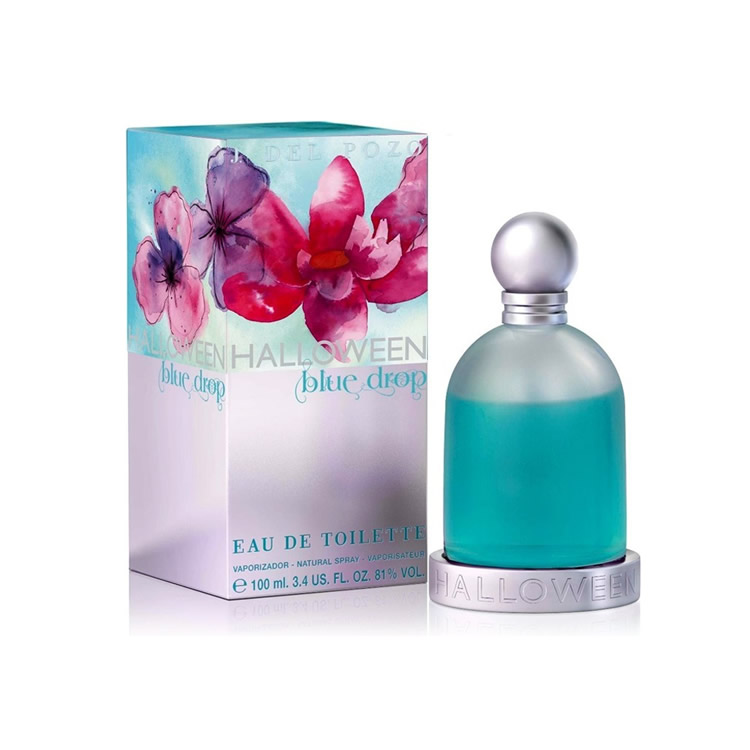 Perfume para Dama J del Pozo Halloween BLUE DROP 100 ml 