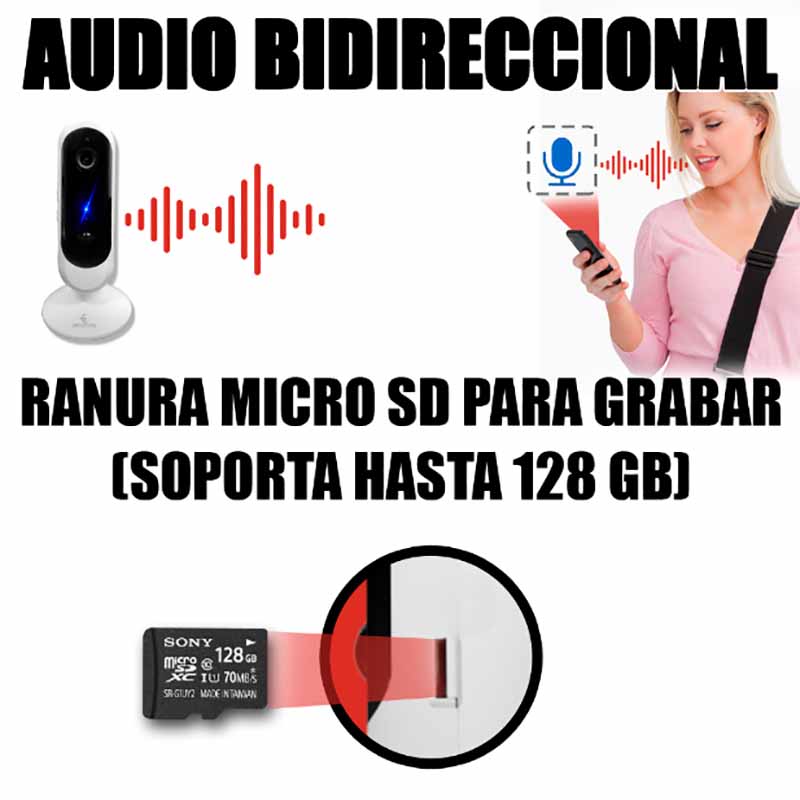 Cámara Ip Wifi CCTV 1080p Batería Recargable Grabación Nube
