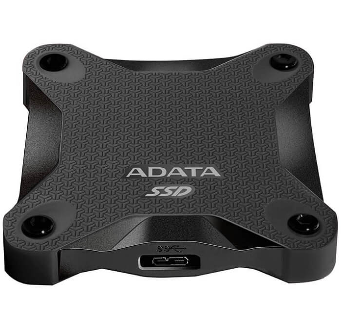 Unidad Estado Solido SSD Externo Adata SD600Q 240GB USB 3.1 Negro ASD600Q-240GU31-CBK