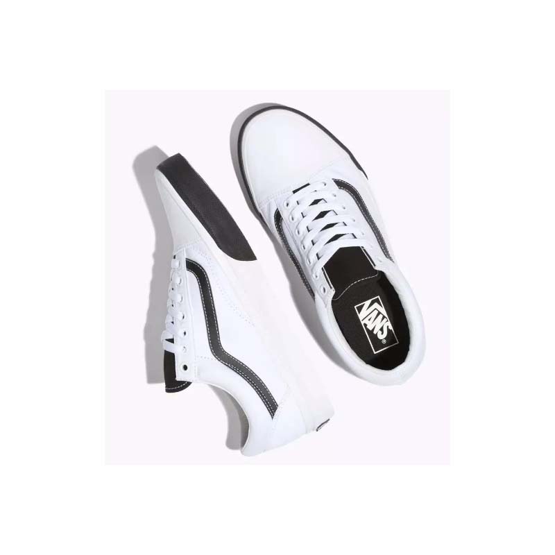 Tenis Vans Old Skoon Blanco/negro Originales - Vn0a38g1voy