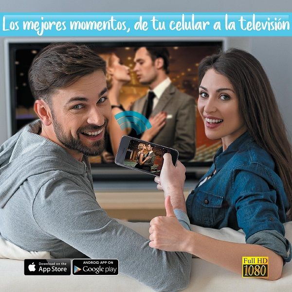 Adaptador Wi-Fi Espejo de Celular a TV Steren