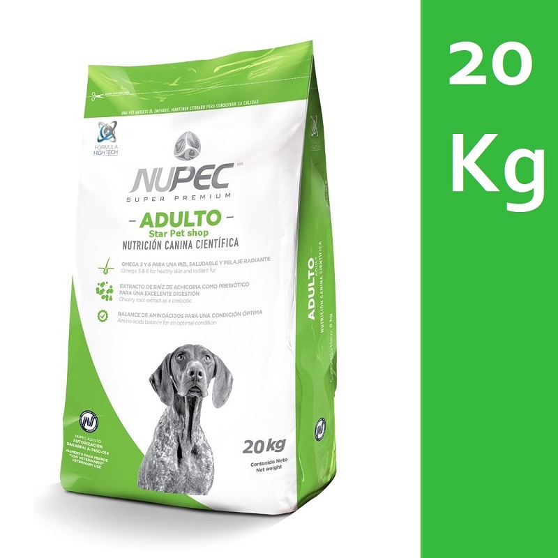 Nupec Croquetas Perros Adultos Original Nueva Presentación 20Kg