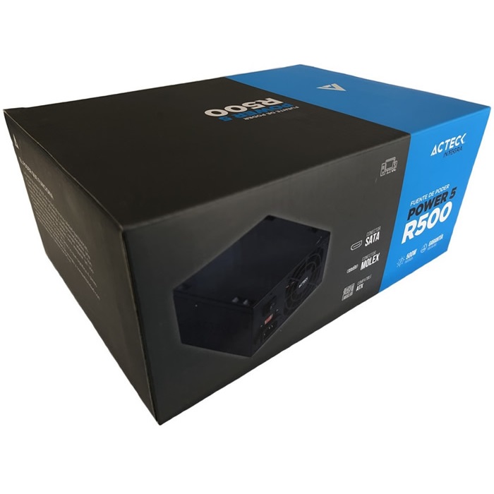 Fuente De Poder Acteck R500 Edge Systems 500W ES-05001