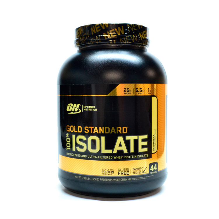 Proteína Gold Standard Isolate Sabor Vainilla 2.91Lb