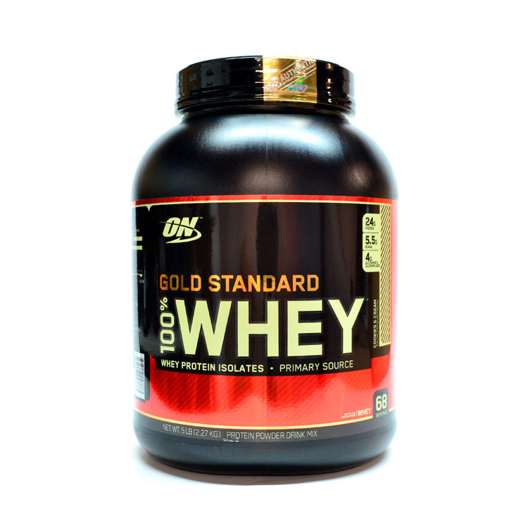 Proteína Gold Standard Whey Sabor Galletas Con Crema 5Lb